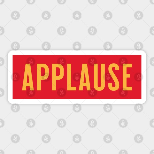 APPLAUSE Sticker by Dellan